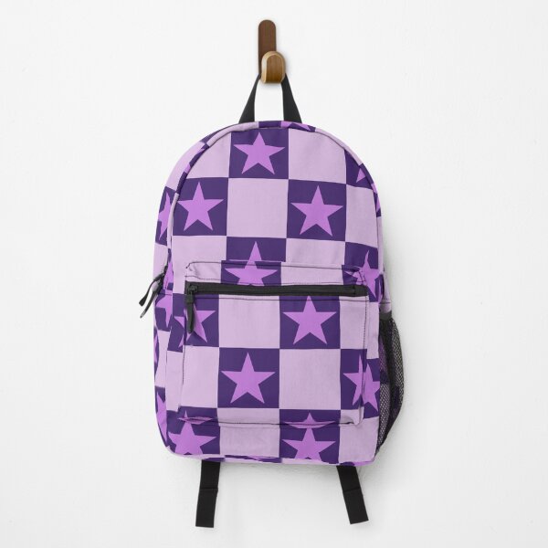 Item preview, Pastel Lilac Starry Checkerboard Pattern designed and sold by imperiumpublicitario .