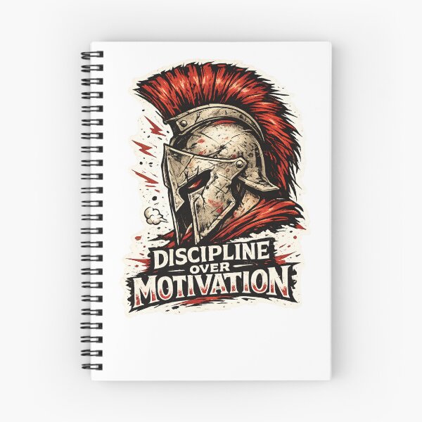 Item preview, Discipline Over Motivation Spartan Helmet – Gym Motivational Warrior Mindset Gift designed and sold by SaNaCreation13.