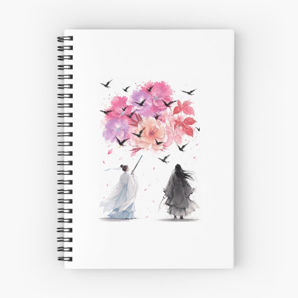 Item preview, Blossoms Beneath the Silent Sky | Ancient Fantasy Floral Art designed and sold by Suzaku Studio.