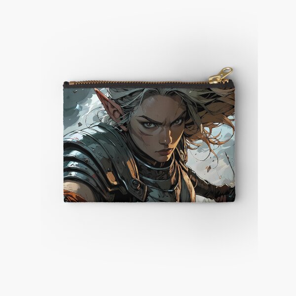 Item preview, Fantasy Warrior Elf Epic Medieval Battle Illustration designed and sold by BorgSpareParts.