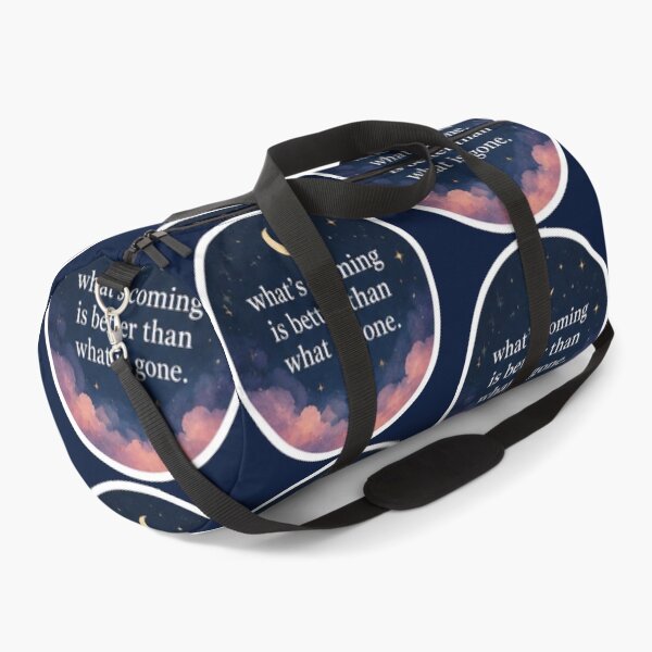 Item preview, Whats Coming Is Better Than What Is Gone Celestial Moon - Quote Sticker designed and sold by Scro-Ciob-Shop.