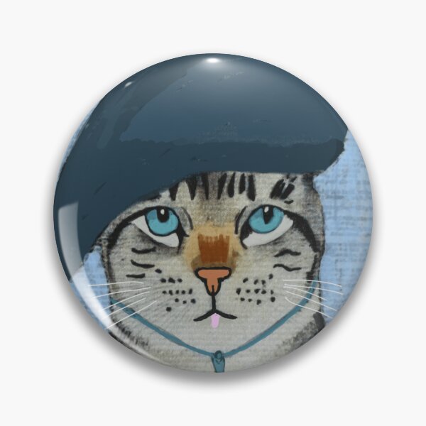 Item preview, Blue eyed cat drawing designed and sold by Fayes4Art.