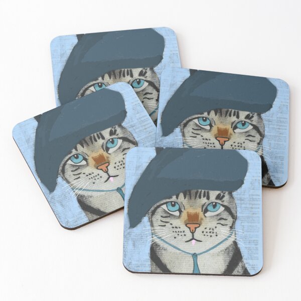 Item preview, Blue eyed cat drawing designed and sold by Fayes4Art.