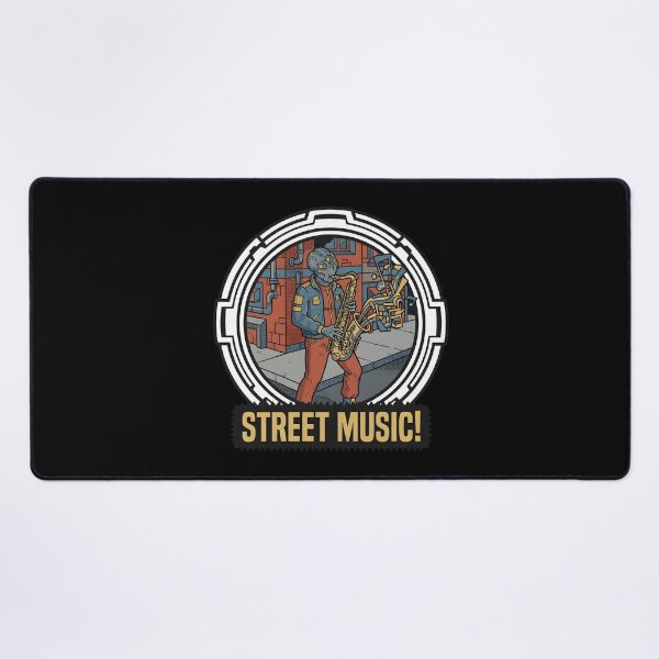 Item preview, Street Music Alien Saxophone Player Retro Graphic designed and sold by DuckOddity.