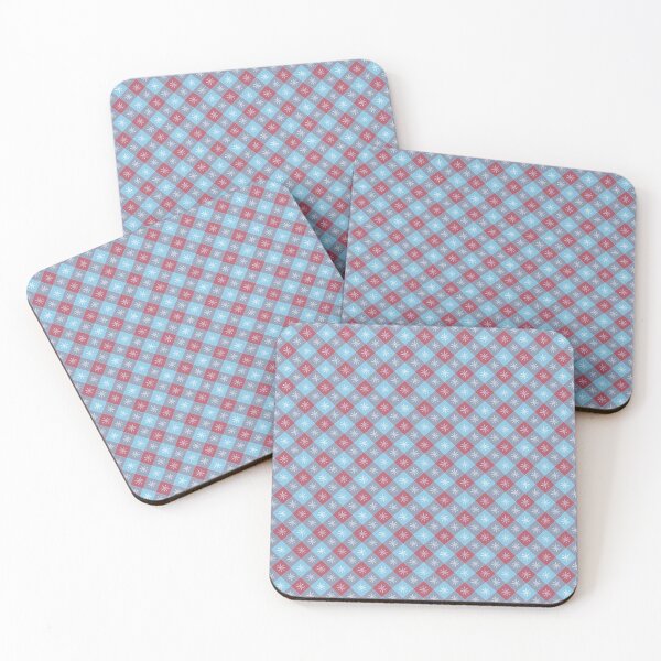 Item preview, Gingham Sun Design - Red and Blue designed and sold by Moon And Magic Designs.