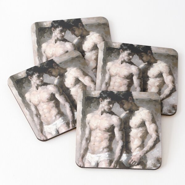 Item preview, Intimate Male Portrait - Impressionist Oil Painting Art designed and sold by gayishdesign.