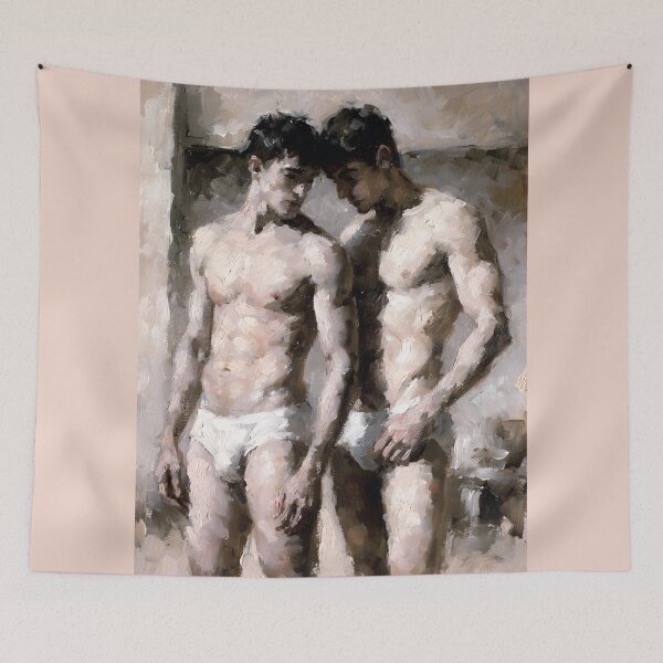 Item preview, Intimate Male Portrait - Impressionist Oil Painting Art designed and sold by gayishdesign.