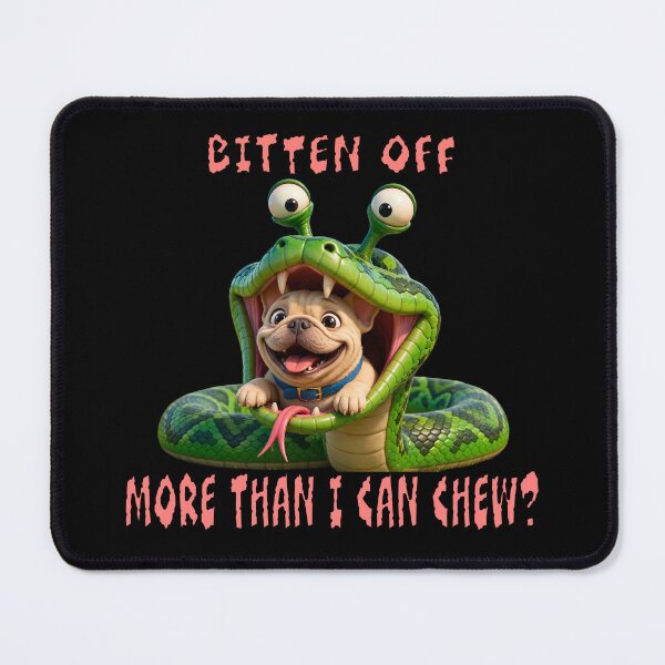 Item preview, French Bulldog Ballerina. Bitten off…..I can chew? designed and sold by SmARTNiki.