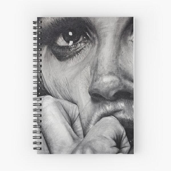 Item preview, Fine Art Portrait - Realistic Black and White Eye & Hand Drawing designed and sold by BoyanVBart.