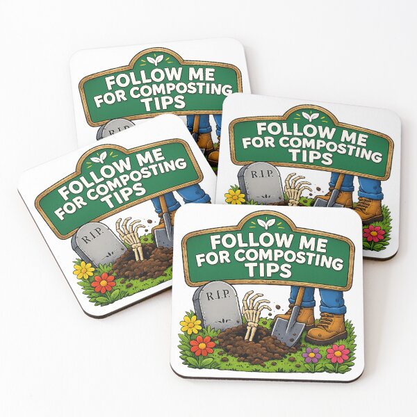 Item preview, Follow Me for Composting Tips designed and sold by Seyahshop.