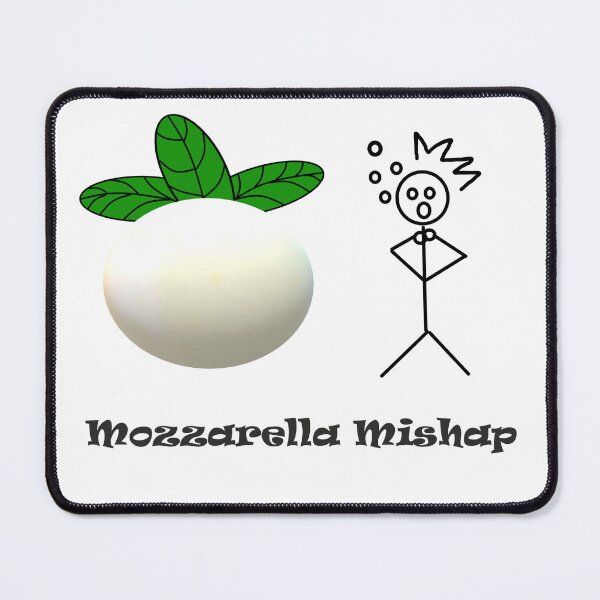 Item preview, Mozzarella Mishap designed and sold by zeezeedesigns.