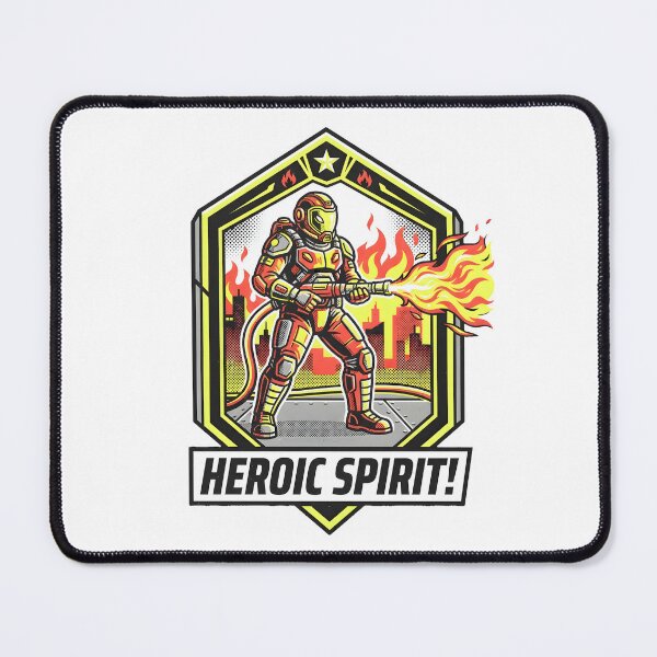 Item preview, Heroic Spirit Alien Firefighter Retro Graphic designed and sold by DuckOddity.