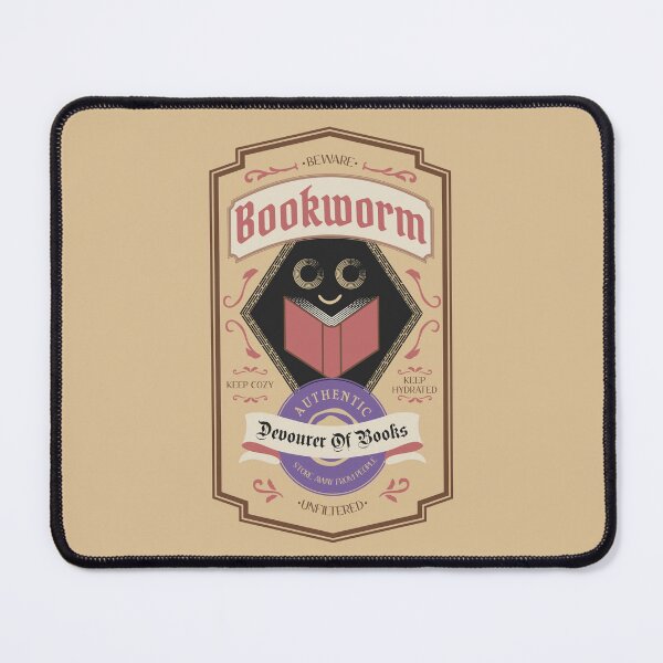 Item preview, Beware The Bookworm, Devourer Of Books designed and sold by TykeScribble.