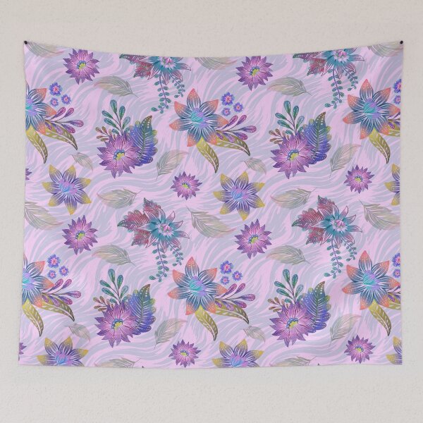 Item preview, Indonesian Batik Floral Dream designed and sold by TurquoiseBird.