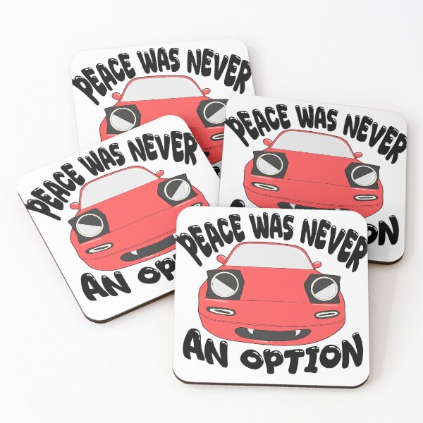 Item preview, Peace Was Never An Option Red Miata designed and sold by Cris shop.