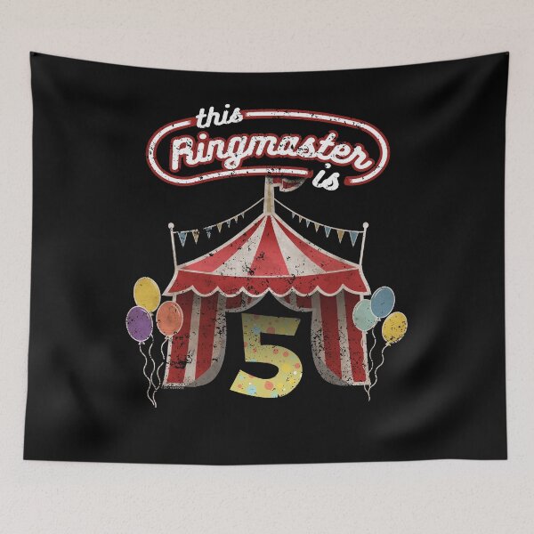 Item preview, Circus Ringmaster 5th Birthday Kids designed and sold by shoppzee.