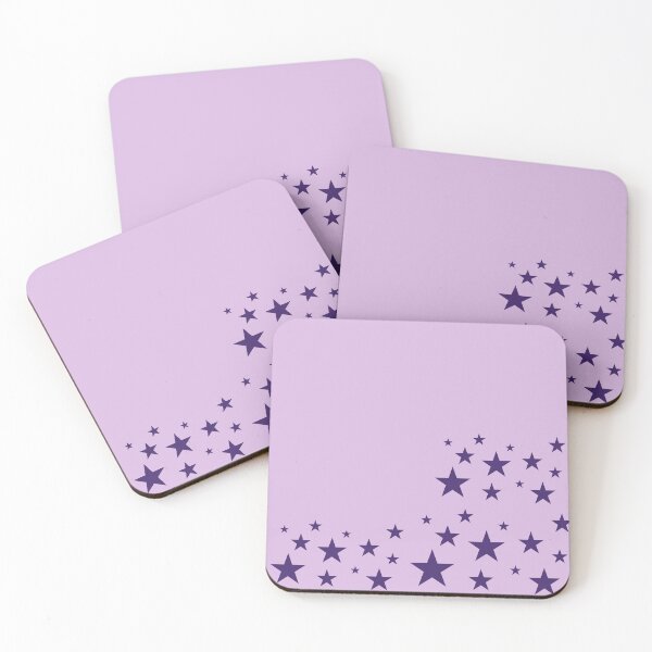 Item preview, Scattered Lilac Stars Gradient designed and sold by imperiumpublicitario .