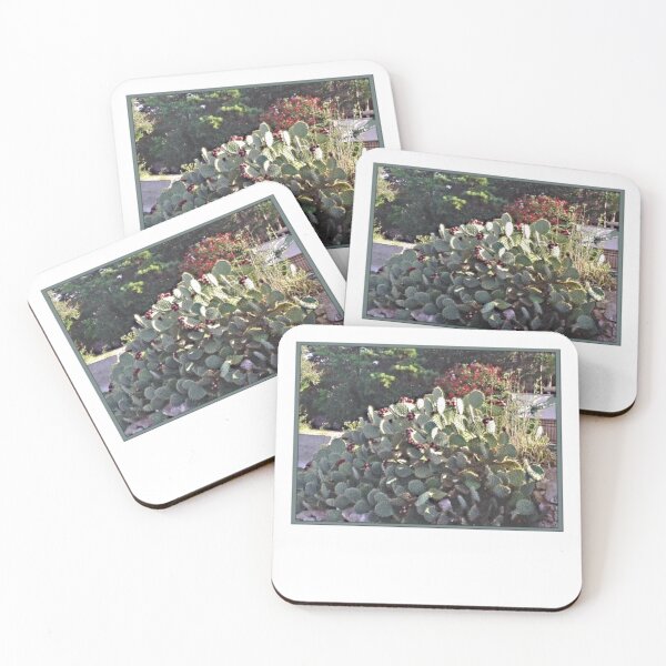 Item preview, Flowering Prickly Pear Cactus Garden Scene designed and sold by loonburttonDF.