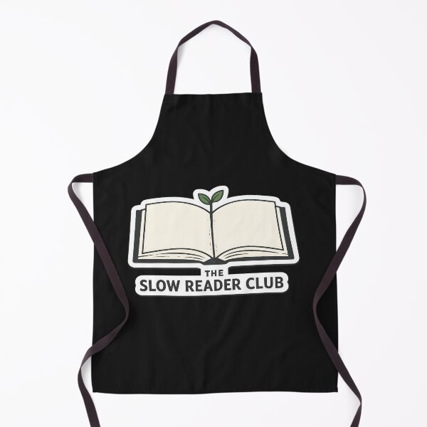 Item preview, The Slow Reader Club Minimal Book Lover Design designed and sold by Naviora.