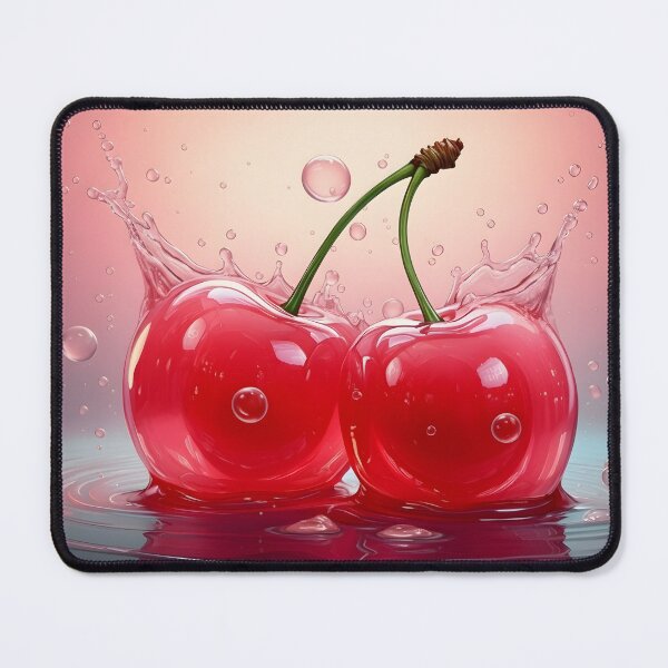 Item preview, Red cherries in clear water designed and sold by Halbeskilo.