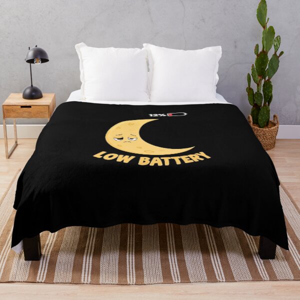 Item preview, Low Battery Moon | Funny Lunar Phase Minimalist designed and sold by QuietSpark.
