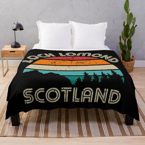 Item preview, Loch Lomond Scotland Vintage Retro Sunset designed and sold by ForzaDesigns.