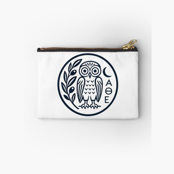 Item preview, Owl of Athena Minimalist Line Art Ancient Greek Tetradrachm Coin Mythology designed and sold by The Junto Shop.