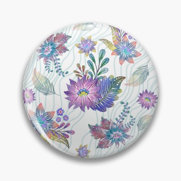 Item preview, Indonesian Batik Floral Dream designed and sold by TurquoiseBird.