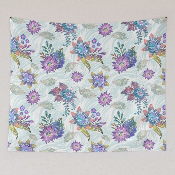 Item preview, Indonesian Batik Floral Dream designed and sold by TurquoiseBird.