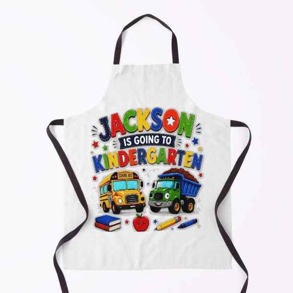 Item preview, Personalized Kindergarten Boy Shirt, First Day of Kindergarten School Bus Dump Truck Graphic Tee, Back to School Gift, Comfort Colors designed and sold by Xtusdior.