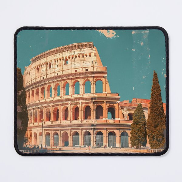 Item preview, Rome Colosseum Travel Poster - Retro Italy Cityscape Art designed and sold by FaizArtShop.