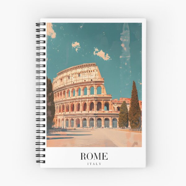 Item preview, Rome Colosseum Travel Poster - Retro Italy Cityscape Art designed and sold by FaizArtShop.