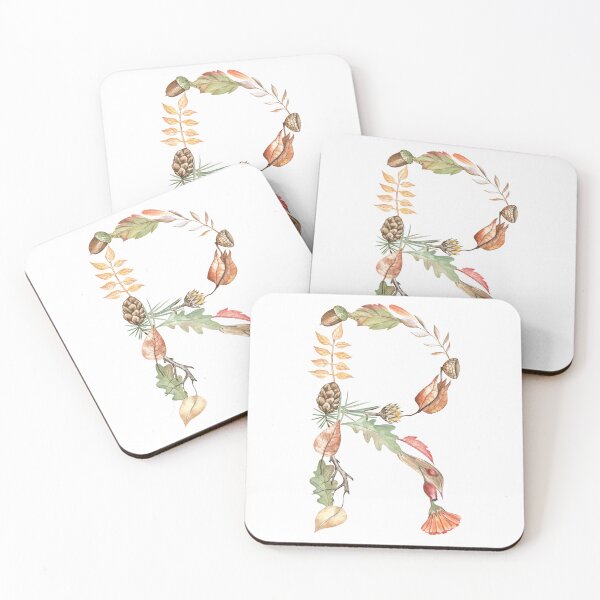 Item preview, Autumn Botanical Letter R designed and sold by Flowersforbear.