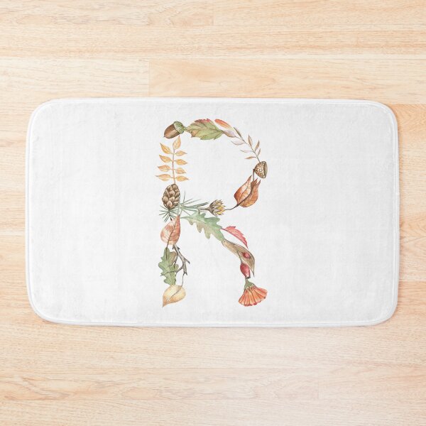 Item preview, Autumn Botanical Letter R designed and sold by Flowersforbear.