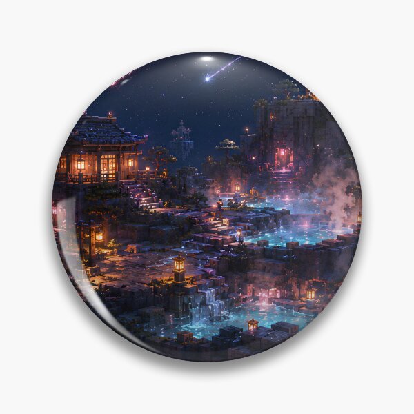 Item preview, Midnight Hot Springs Above the Stars designed and sold by pixelpopplanet.