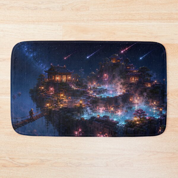 Item preview, Midnight Hot Springs Above the Stars designed and sold by pixelpopplanet.
