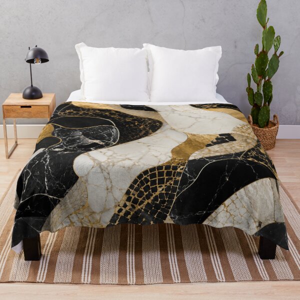 Item preview, Black, Gold, Ivory Marble designed and sold by Seyahshop.
