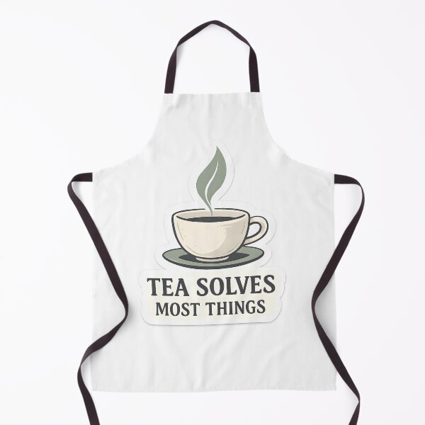 Item preview, Tea Solves Most Things Minimal Tea Lover Design designed and sold by Naviora.