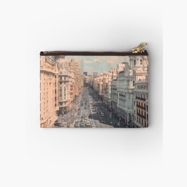 Item preview, Madrid Spain Travel Poster - Gran Vía Architecture Art designed and sold by FaizArtShop.