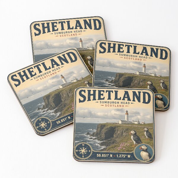 Item preview, Shetland Sumburgh Head Scotland designed and sold by naturalsurvival.
