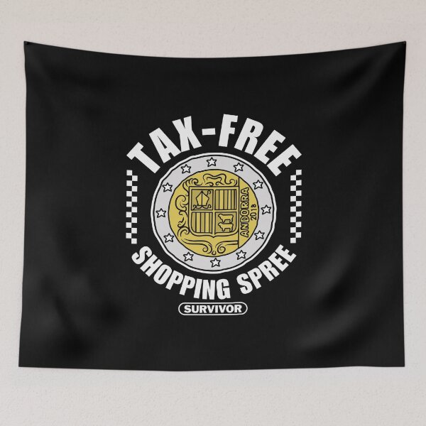 Item preview, Tax-free shopping spree survivor designed and sold by Peerless-Prime.