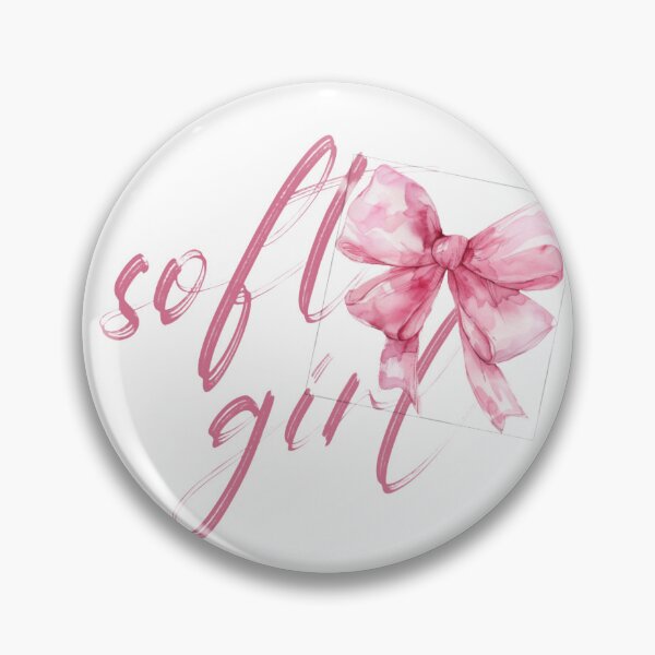 Item preview, Soft Girl Aesthetic Watercolor Pink Bow Coquette Design designed and sold by MagySale.