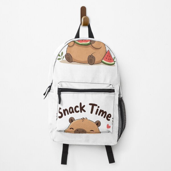 Item preview, Cute Capybara Eating Watermelon Snack Time Kawaii Animal Funny Summer Sticker designed and sold by Sanika arts .