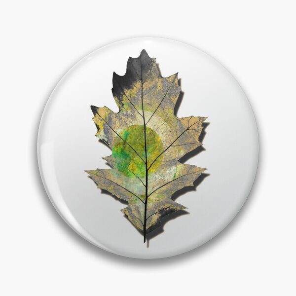 Item preview, Eternal Summer Green Oak Tree Leaf Nature Art designed and sold by Sharon Cummings Art.