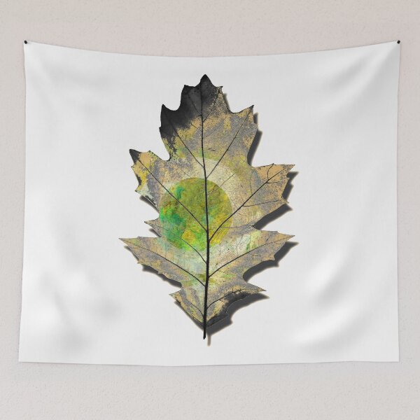 Item preview, Eternal Summer Green Oak Tree Leaf Nature Art designed and sold by Sharon Cummings Art.