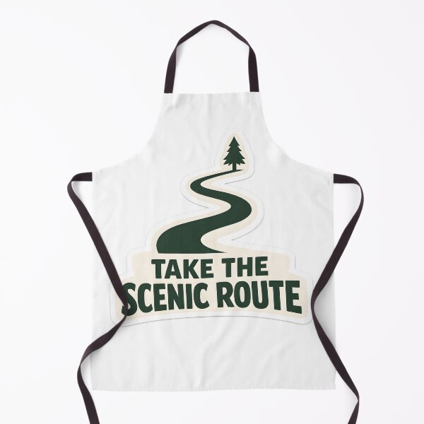 Item preview, Take The Scenic Route Minimal Hiking Design designed and sold by Naviora.
