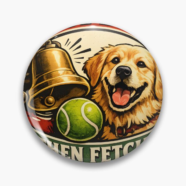 Item preview, First Bell Then Fetch Golden Retriever Back to School Dog Design designed and sold by Sahil Randhawa.