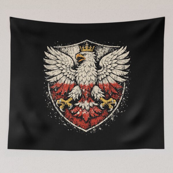 Item preview, Vintage Polish Eagle Coat of Arms Shirt designed and sold by Pineapple-Tree.