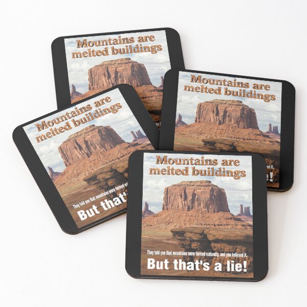 Item preview, Mountains are melted buildings_1D designed and sold by ART-OF-ORION.