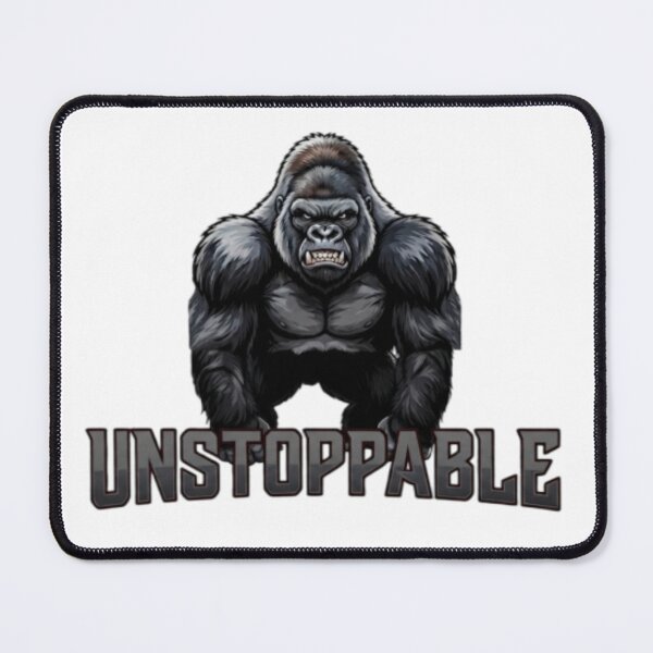 Item preview, Unstoppable Gorilla Typography Tee designed and sold by TripleVertex-1.